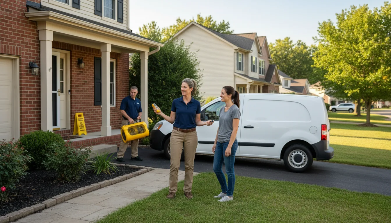 Residential water damage restoration in Helena West Helena, AR